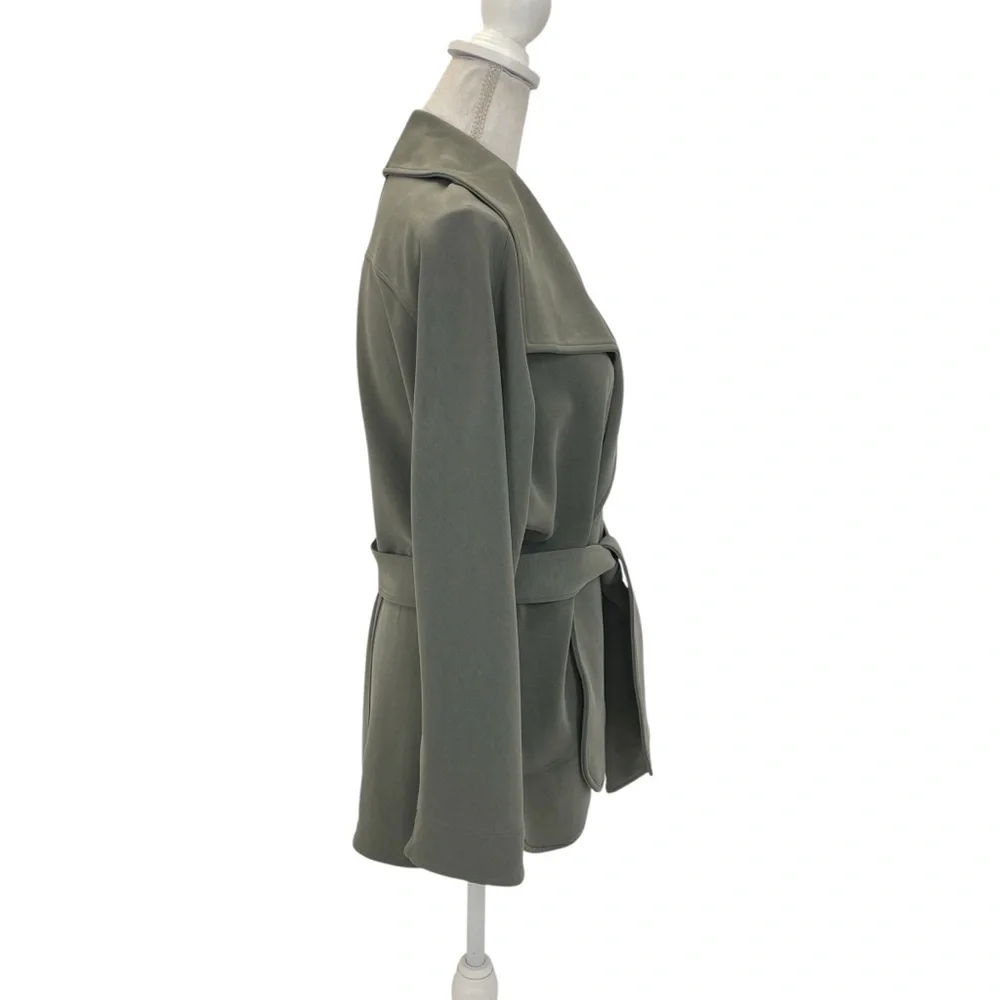 Lululemon Softstreme Belted Wrap Jacket Grey Sage XS/S - Picture 7 of 16